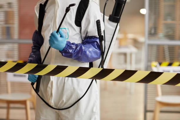 Professional Blood Cleanup technician working in North Palm Springs, CA